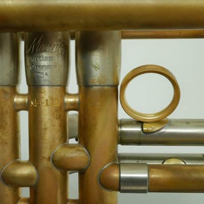 Used Monette MB-111 Bb Trumpet in Raw Brass image 12