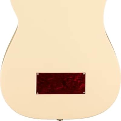 Fender Fullerton Precision Bass Uke, Walnut Fingerboard, Tortoiseshell Pickguard, Olympic White image 3
