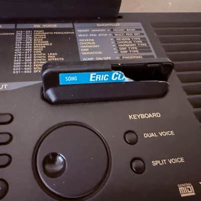 Yamaha PSR-530 Portatone Keyboard (Comes w/Sustain Pedal & Eric Clapton Cartridge) image 3
