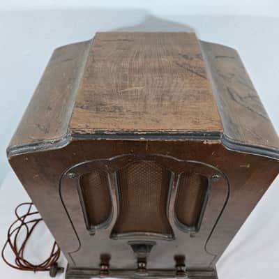 Vintage 1931 RCA Radiola Superette R7 Superheterodyne Tube Radio Art Deco Tombstone - PICKUP ONLY in PHOENIX, AZ image 6