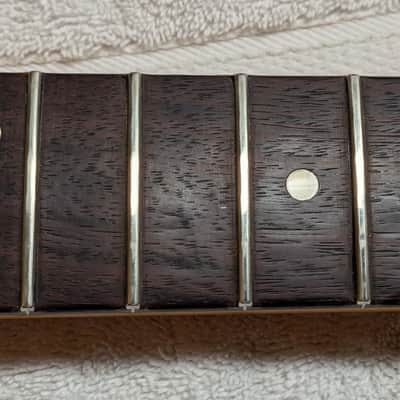 Authentic 1969 Fender STRATOCASTER NECK - Beautiful Rosewood & Refretted image 6