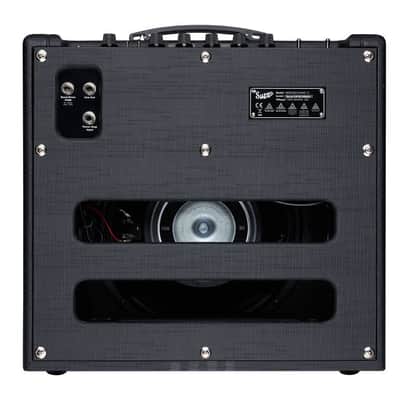 Supro Delta King 12 15 Watt 1 x 12" Tube Combo Amp - Black with Black Stripes image 2
