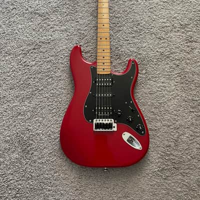 Fender Standard Stratocaster 1994 MIM HSH Torino Red Vintage Modified Guitar image 1