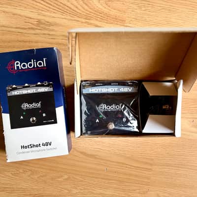 Radial HotShot 48V Condenser Microphone Switcher 2020 - Present - Black image 2