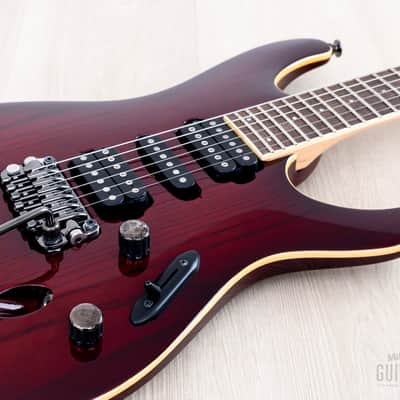 2010 Ibanez Prestige SV5470A HSH Crimson Wine w/ Case image 6