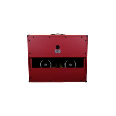 Used Bad Cat Cub V Handwired 2x12" Extension Speaker Cabinet - Burgany/Gold Grill/Gold Piping image 5
