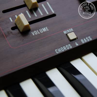 (Video) *Serviced* Viscount UFO 61 Intercontinental Vintage 1970s Italian 61 key Electronic Combo Organ Synth Made in Italy All Original Synthesiser w/ Built-in Drum Machine & Speakers (Similar to Roland CR-68 78 Compu-Rhythm) image 7