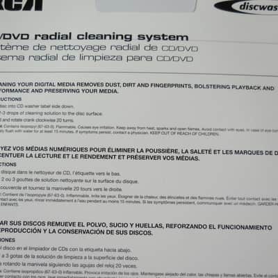 RCA Discwasher RD1104 CD and DVD Radial Cleaning System image 6