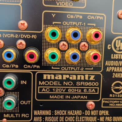 Marantz SR9600 7.1 Channel THX Ultra2 A/V Receiver w/ Original MC-10 Mic – Tested image 4