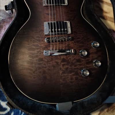 Gibson Mark Morton Signature Les Paul Modern Quilt 2026 - Translucent Ebony Burst Satin image 9