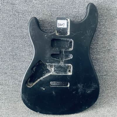 Black HSH Basswood Guitar Strat Style Body image 1