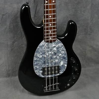 OLP MM2 4-String Bass Guitar, Ernie Ball MusicMan Stingray, Music Man, Black image 1