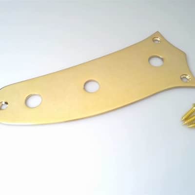 True Custom Shop® Gold Control Plate for Fender Mustang Guitars with Screws image 2