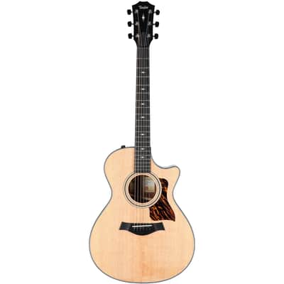 Taylor 312ce V2 Grand Concert Acoustic-Electric Guitar (with Case), Natural image 2