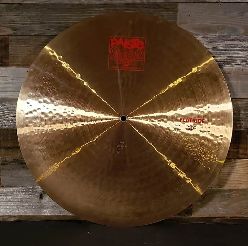 Paiste 20" 2002 Flat Ride Ride Cymbal image 1
