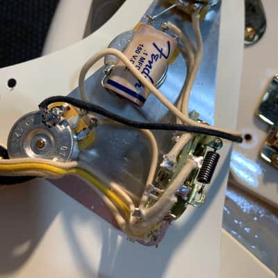 Fender Vintage Custom Shop 1957 Reissue Stratocaster TCP Time Capsule 2023 Aged White Blonde w/ OHSC image 20