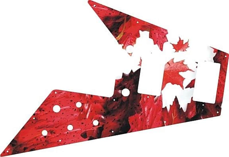 Pickguard Pick Guard Scratchplate Gibson Flying V Guitar Canadian Patriot 1 image 1