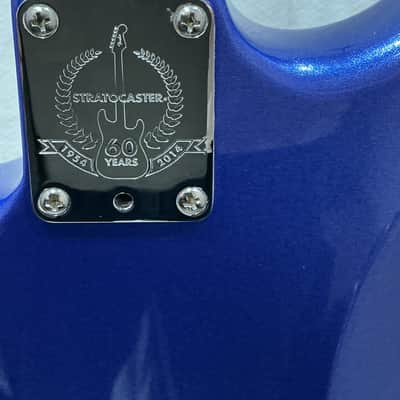 Fender 60th Anniversary Stratocaster 2014 - Ocean Blue Metallic image 7