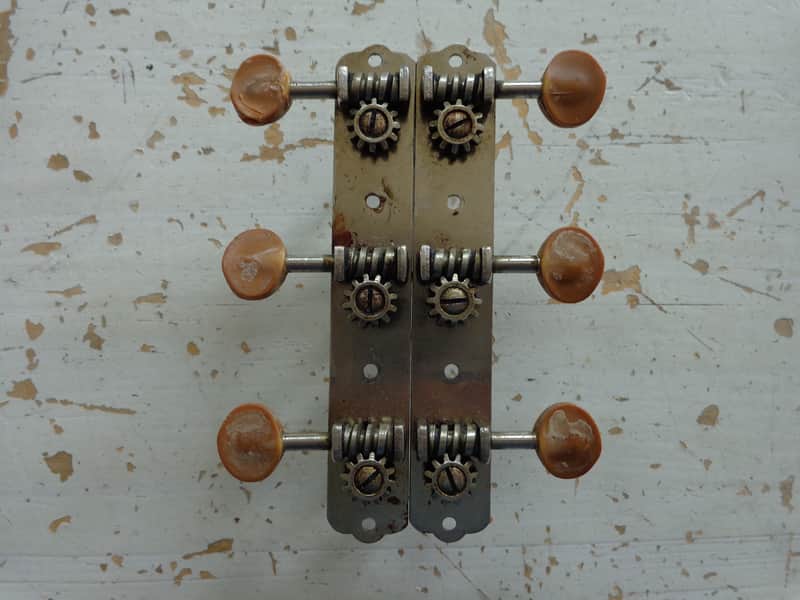 1940's Waverly Guitar Tuners - Kay Harmony - 7/32" Shaft image 1