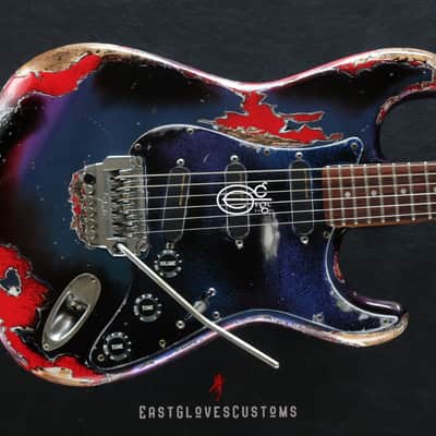 Fender Stratocaster Contemporary E Series Floyd Rose System1 Flip Flop Finish Heavy Aged Relic Rare image 15