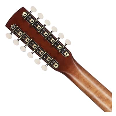 Godin Mahogany Folk 12 12-String Acoustic Electric Guitar - Rustic Burst image 5