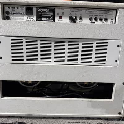 Orange Rockerverb 50 Watt MKII 2014 - White 212 Tube Combo Amp image 4
