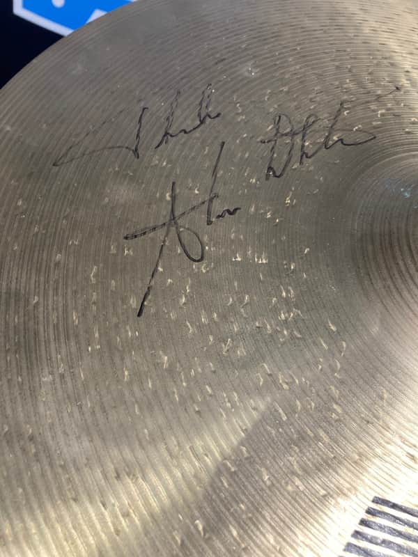 Alan White's YES, Zildjian 22" K Custom Medium Ride, Signed! 2760g 1996 image 1