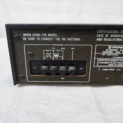 Pioneer TX-520 AM/FM Tuner 1981 image 4