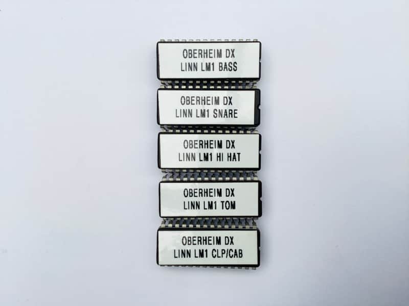 Custom Linn LM1 Eprom Drumkit For The Oberheim DX. image 1