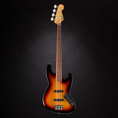 Fender AS Jaco Pastorius J-Bass F/L RW 3 Tone Sunburst - 4-String Electric Bass image 2