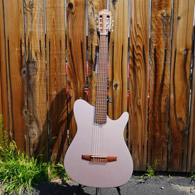 IBANEZ FRH10N RGF Rose Metallic Gold Flat 6-String Classical Electric Guitar image 2