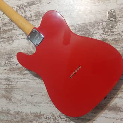 Epiphone T-310 Telecaster Fiesta Red MIK Korea Samick Explorer Headstock Upgraded Locking Tuners image 8
