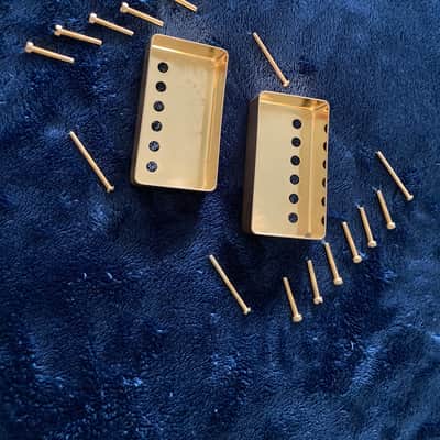 Gibson-OEM-Exclusive L-5 “Satin” Gold Plated brass Tailpiece with matching Satin Gold  parts package. image 9
