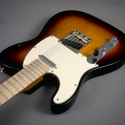 LEFTY! USACG Roasted Flame Maple Boutique Custom Guitar Telecaster Classic Sunburst Alder NOS Relic 7.6 lb HSC image 10