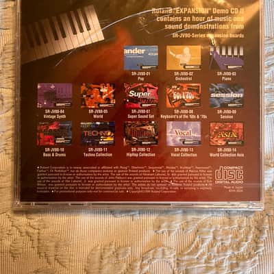 Roland Roland JD80 Expansion Audio Demo CD II image 2