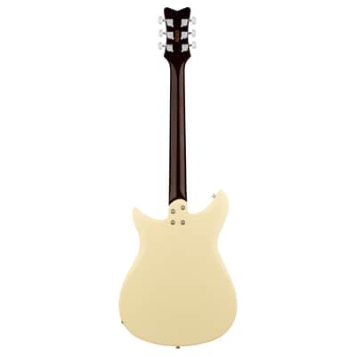 Gretsch Electromatic CVT Double-Cut Electric Guitar with Wraparound Tailpiece, Vintage White image 4