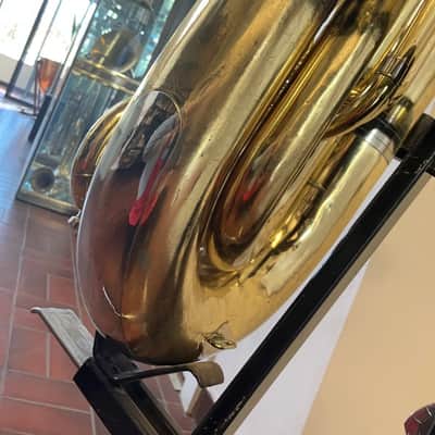 Very Clean Used Yamaha YBB-641 Concert BBb Tuba in Yellow Brass,Lacquered, good valves; with Case, Mouthpiece image 16