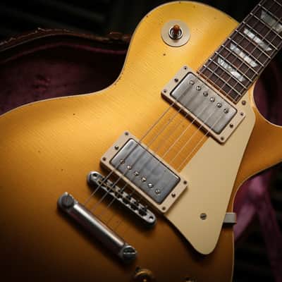 Gibson Les Paul 57' Custom Shop 60th Anniversary Heavy Aged Limited Edition Goldtop image 2