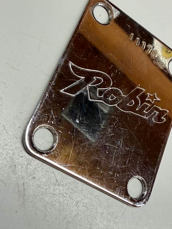 Robin Neck Plate 80s - Chrome For Ranger Raider freedom bass and more image 1