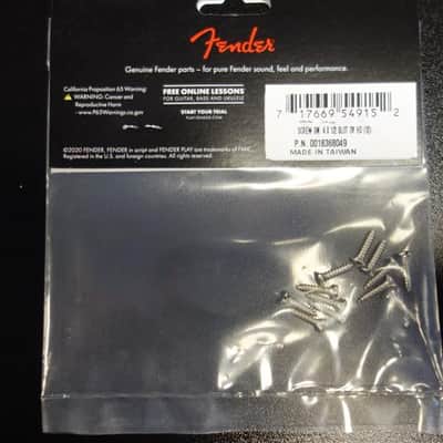 Fender American Vintage '52 Telecaster Pickguard/Control Plate Screws image 3