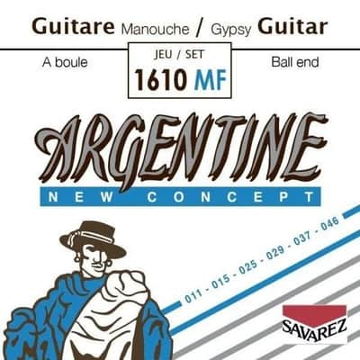 Savarez Argentine Ball End 11-46 Gypsy Jazz Acoustic Guitar Strings - 1610MF image 2