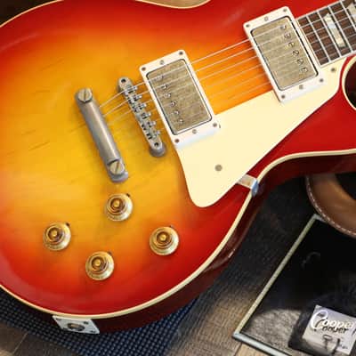 Unplayed! 2025 Gibson Custom Shop 1958 Reissue Les Paul Standard Electric Guitar Murphy Lab Light Aged Cherry Sunburst + COA OHSC image 6