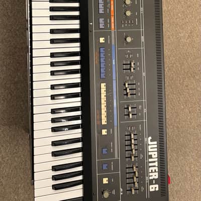 Roland Jupiter 6 61-Key Synthesizer 1983 - 1985 - Black image 2