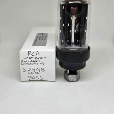 RCA 5U4GB Fat Base Black Plate Rectifier Balanced Single NOS 5U4 image 1