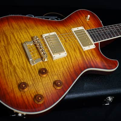 Knaggs Guitars Kenai in Dark Cherry Burst w/ T1 Flame Maple Top & Bare Knuckle Mules image 7