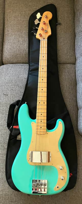 Fender Precision bass 2024 - surf green image 1