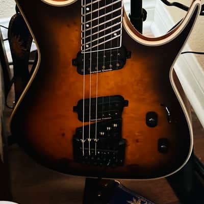‘21 Dean | Exile 6 | Multiscale | Kahler | Duncans | Satin Natural Burl Burst | Korea image 2