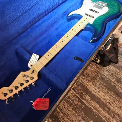 Fender licensed  all parts Custom  build guitar,  maple top, duncan pup image 6
