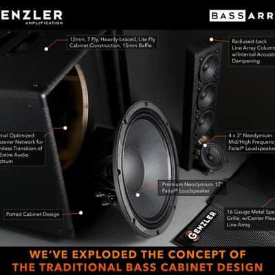 Genzler Amplification Bass Array 12-3 STRAIGHT Cabinet image 5