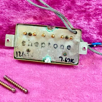 Used Sheptone AB Humbucker Neck Position Guitar Pickup Circa 2010's - Gold image 4